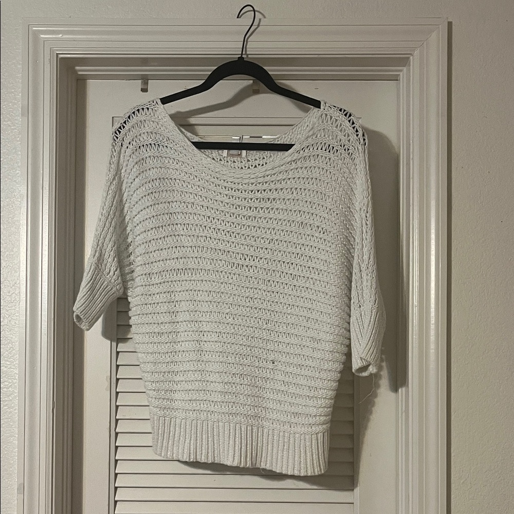 Chico's Cream Knit Sweater